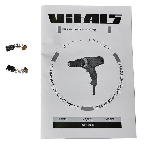 Дрель-шуруповерт электрический Vitals Professional Us 1345bi 000176918 фото