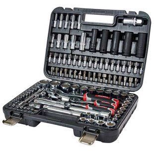 Набор головок торцевых 1/4&Prime; та 1/2&Prime; 111 предметов Vitals Master Impact + Superlock 000186169 фото